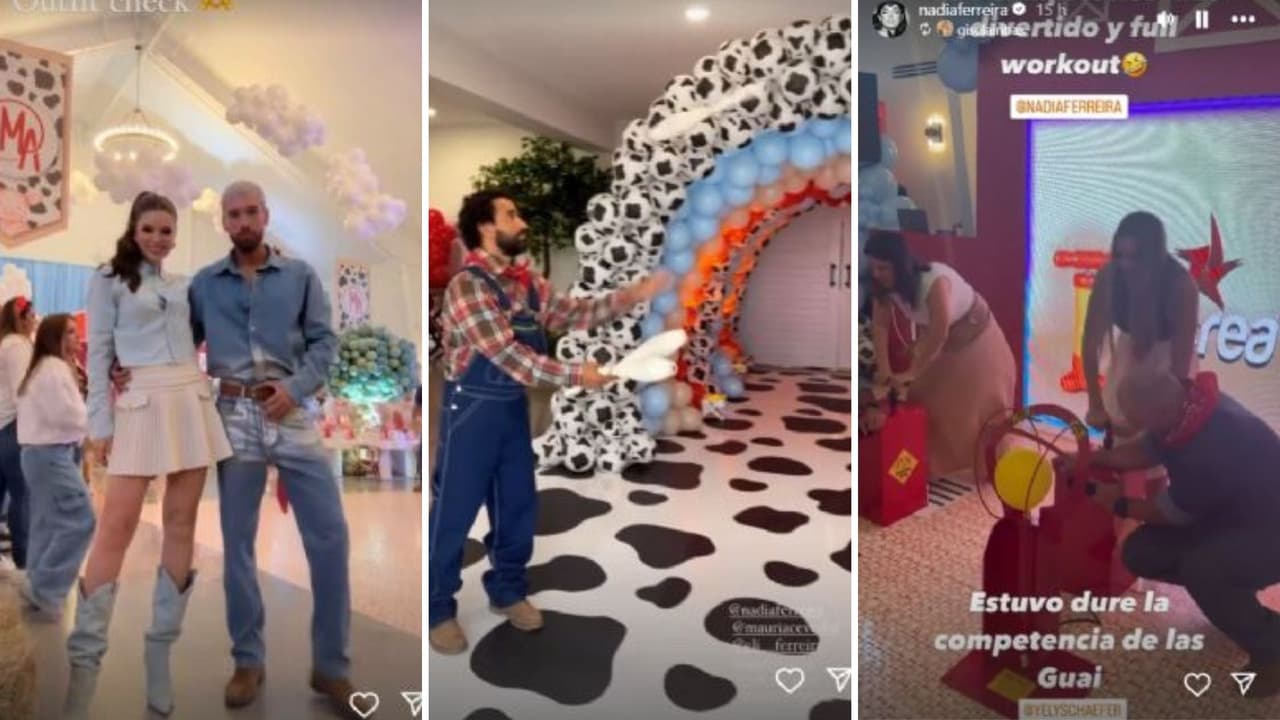 Fiesta de cumpleaños de hijo de Marc Anthony y Nadia Ferreira