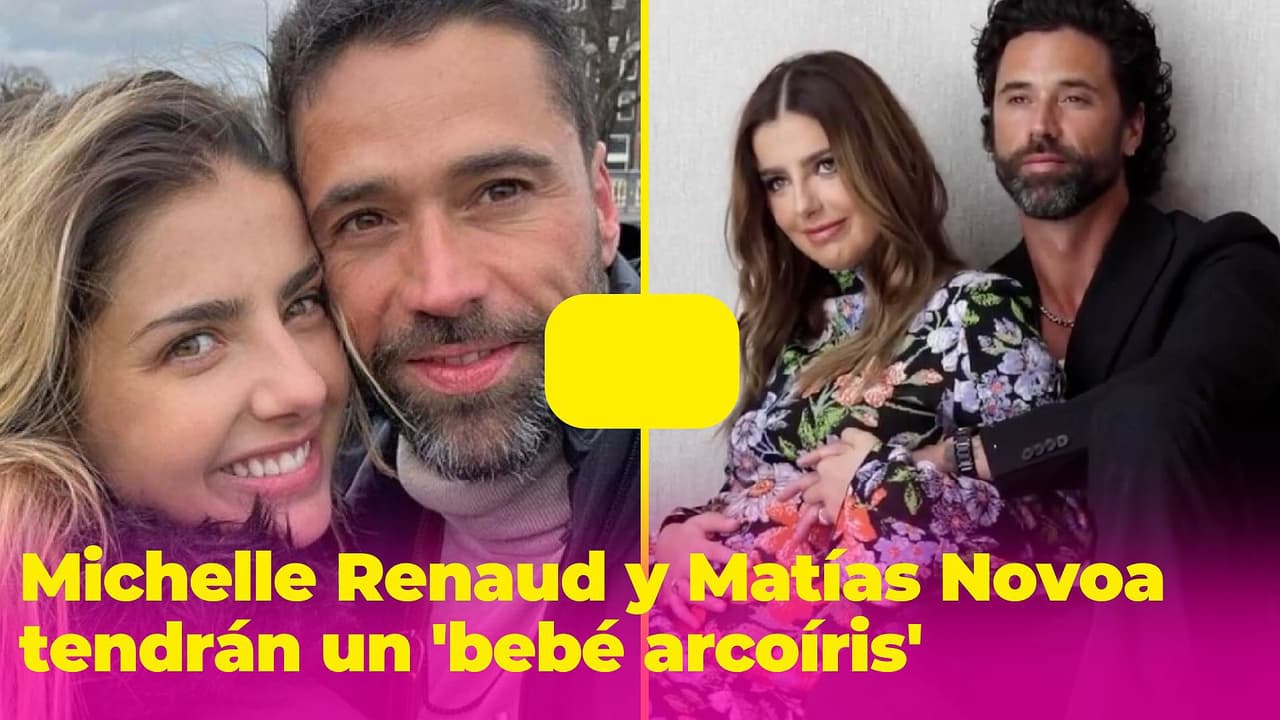 Michelle Renaud y Matías Novoa tendrán un 'bebé arcoíris', ¿por qué se le llama así?