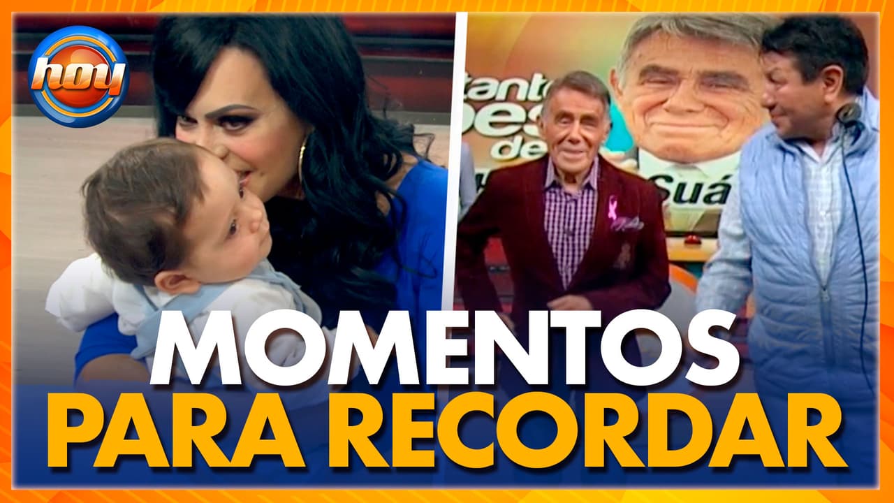 Maribel Guardia presentó a su nieto y Héctor Suárez puso a todos a bailar en HOY