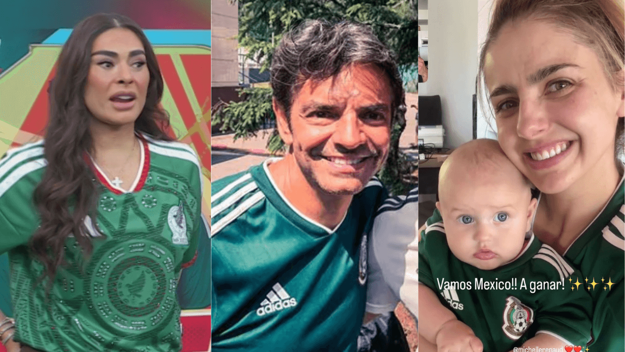 Galilea Montijo, Eugenio Derbez, y más famosos impactan al apoyar así a México en el Mundial 2026 (FOTOS)