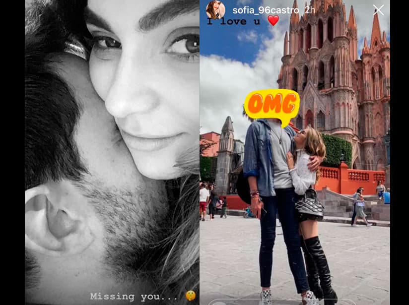 Sofía Castro comparte románticas imágenes junto a misterioso hombre