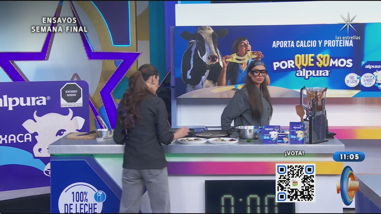 Galilea Montijo sufre llamada de atención en pleno programa y termina con las manos quemadas