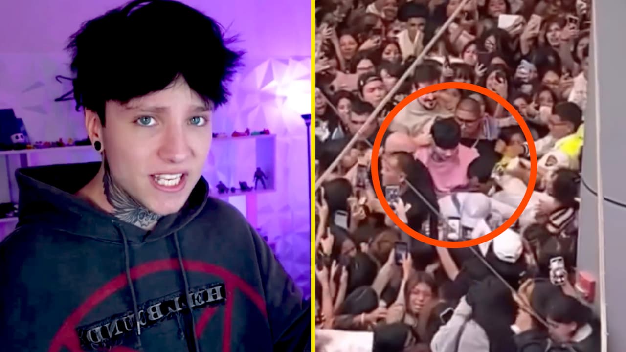 En video: el ‘streamer’ Cry vivió momentos de angustia en un centro comercial de Perú