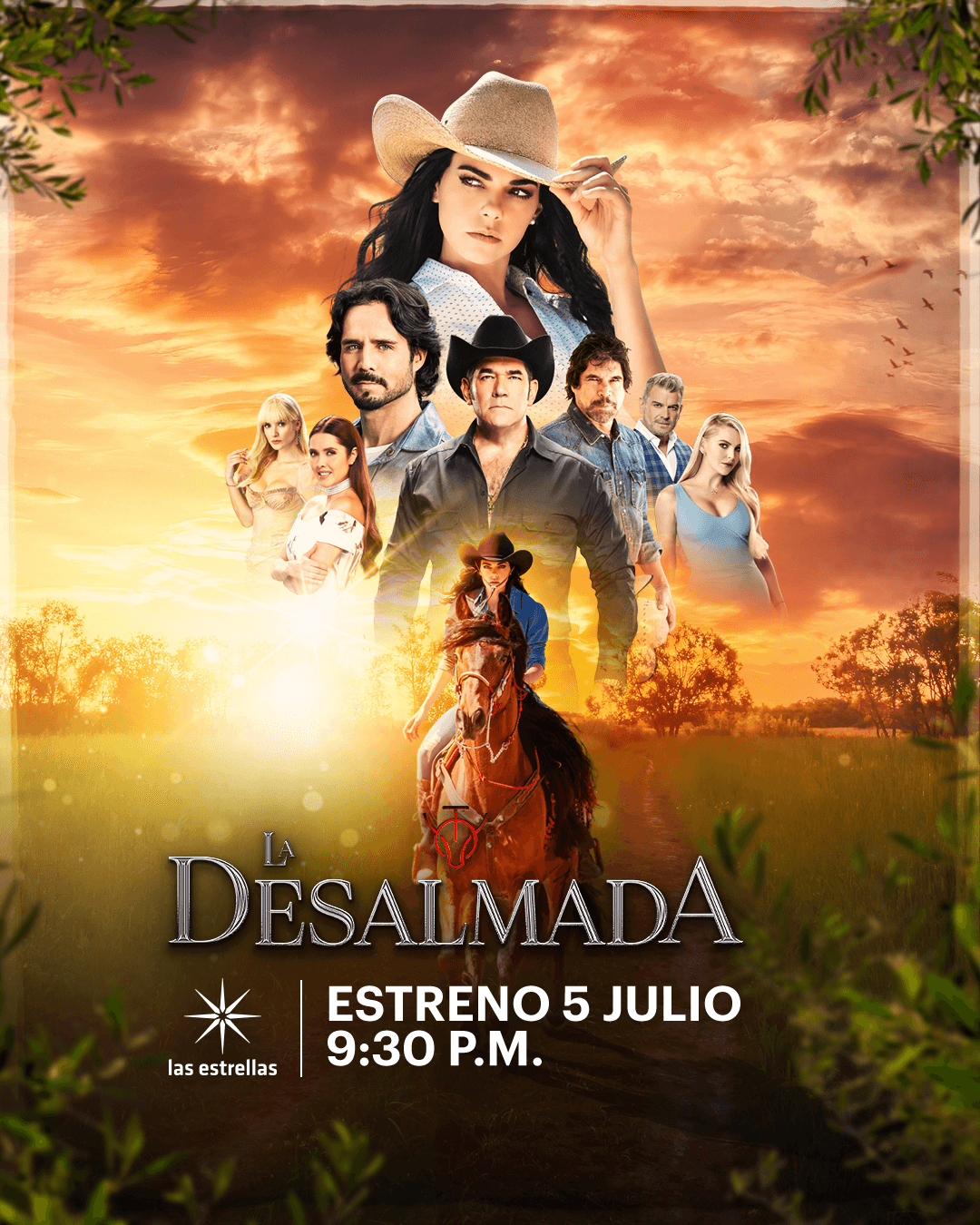 Livia Brito y el elenco de 'La Desalmada' estelarizan el primer póster de la telenovela