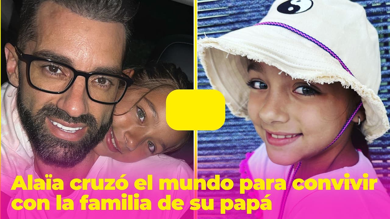 Alaïa cruzó el mundo para convivir con la familia de su papá: así fue su grandioso viaje con Toni Costa