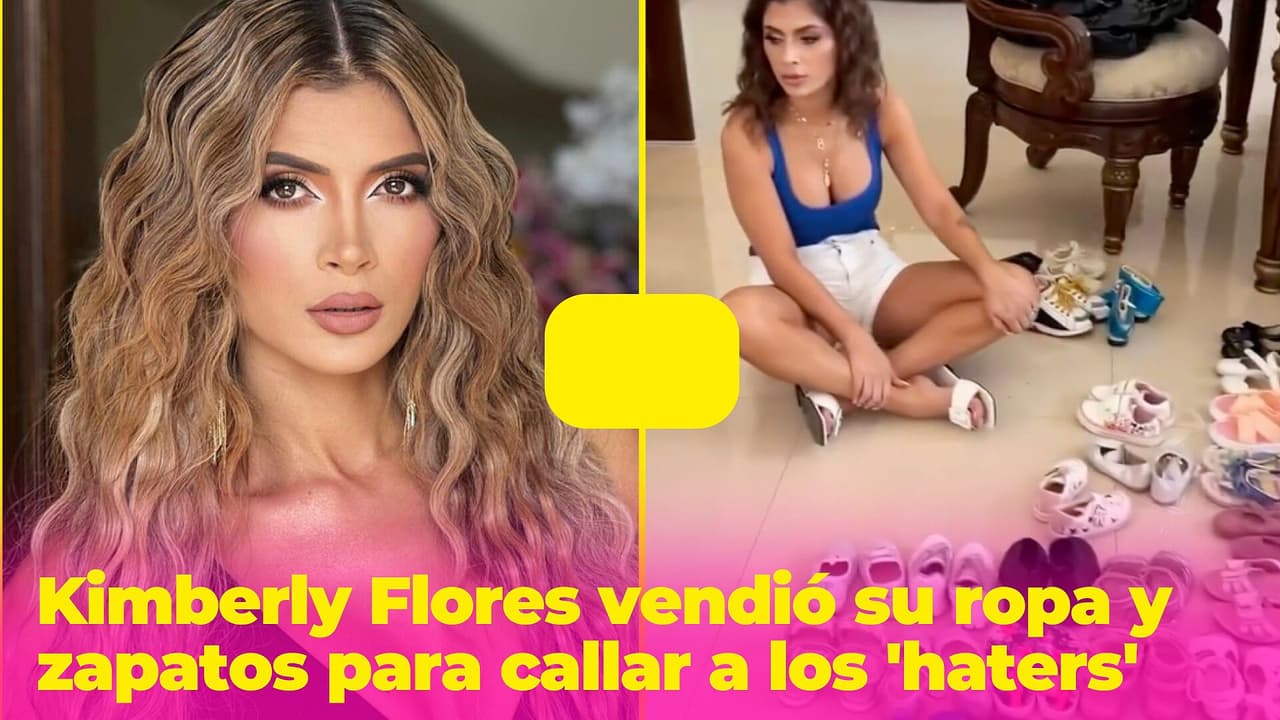 Kimberly Flores vendió su ropa para callar a quienes la señalan de "superficial": usará el dinero para ayudar