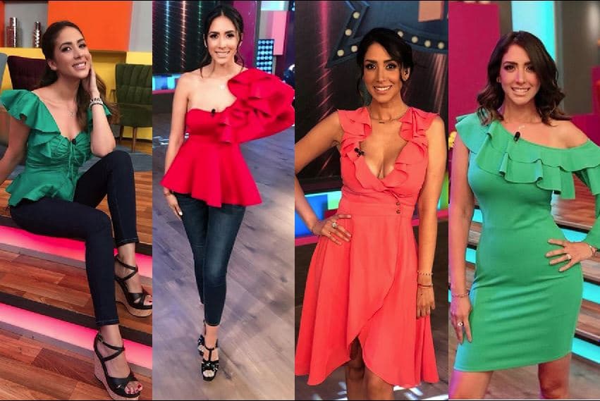 Olanes en blusas o vestidos.