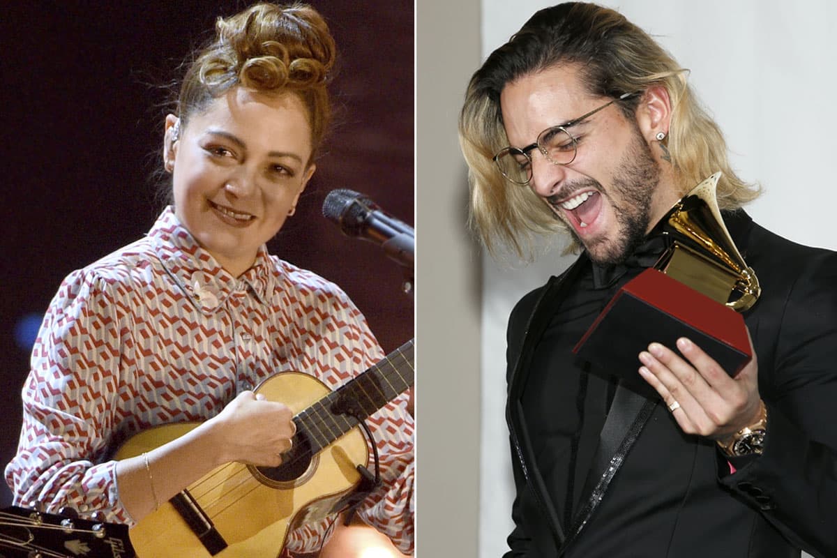 Mira la reacción de Natalia Lafourcade cuando Maluma ganó un Latin Grammy 2018