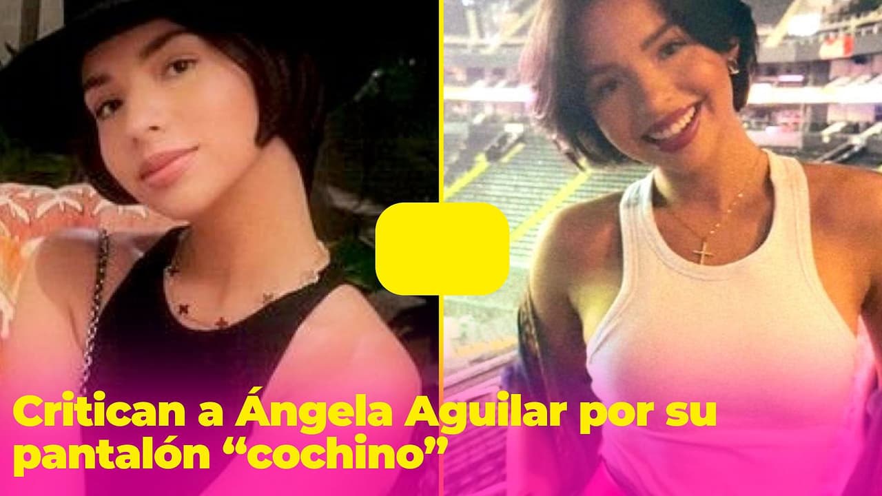 Critican a Ángela Aguilar por su pantalón “cochino” que podría ser de la marca Balenciaga