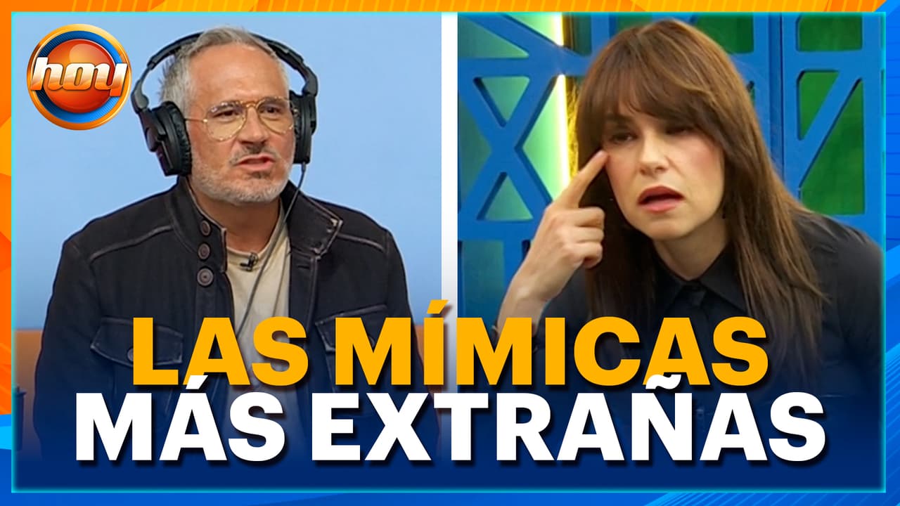 ¿Qué mímica es esa? Las señas más extrañas y divertidas de Hoy