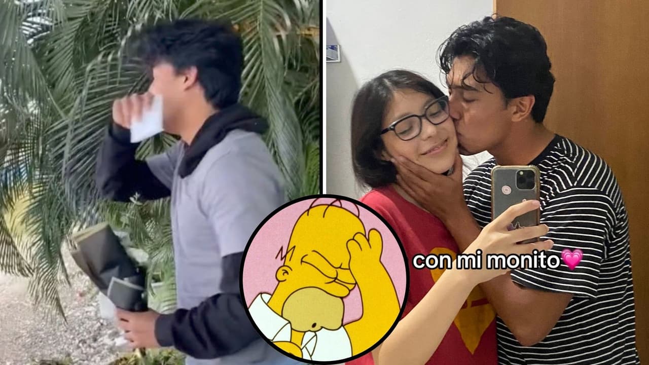Joven sorprende a su novio preparando una romántica sorpresa, ¡con las manos en la masa! 