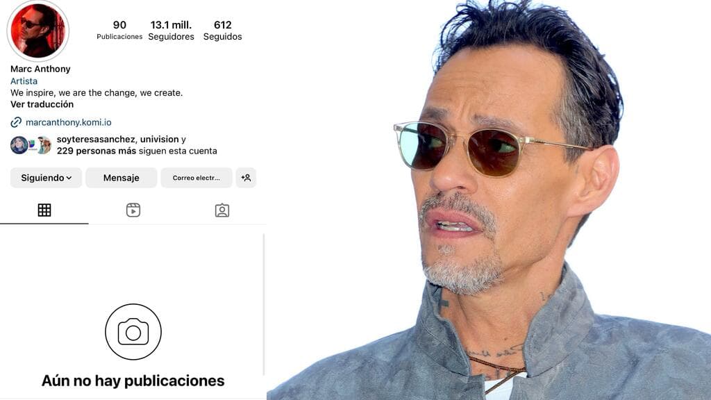 Marc Anthony barrió con todas sus publicaciones en Instagram tras las declaraciones de su ex.