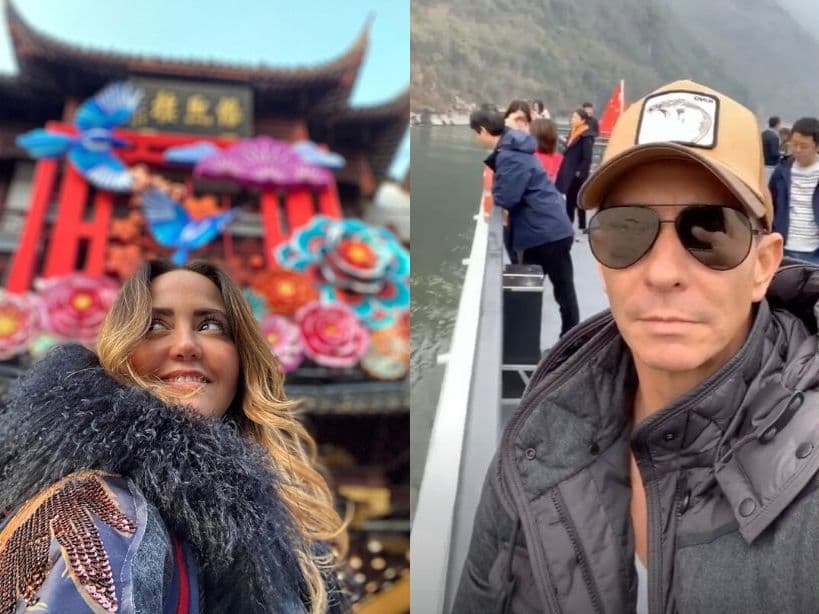 A través de sus respectivas redes sociales, tanto la conductora del programa Hoy como el exintegrante de Timbiriche han compartido algunas imágenes de su viaje, en el que destaca la unión familiar. “Amanecer en #Shanghái #CumpliendoSueños #ColeccionandoInstantesEnFamilia”, escribió en Instagram.