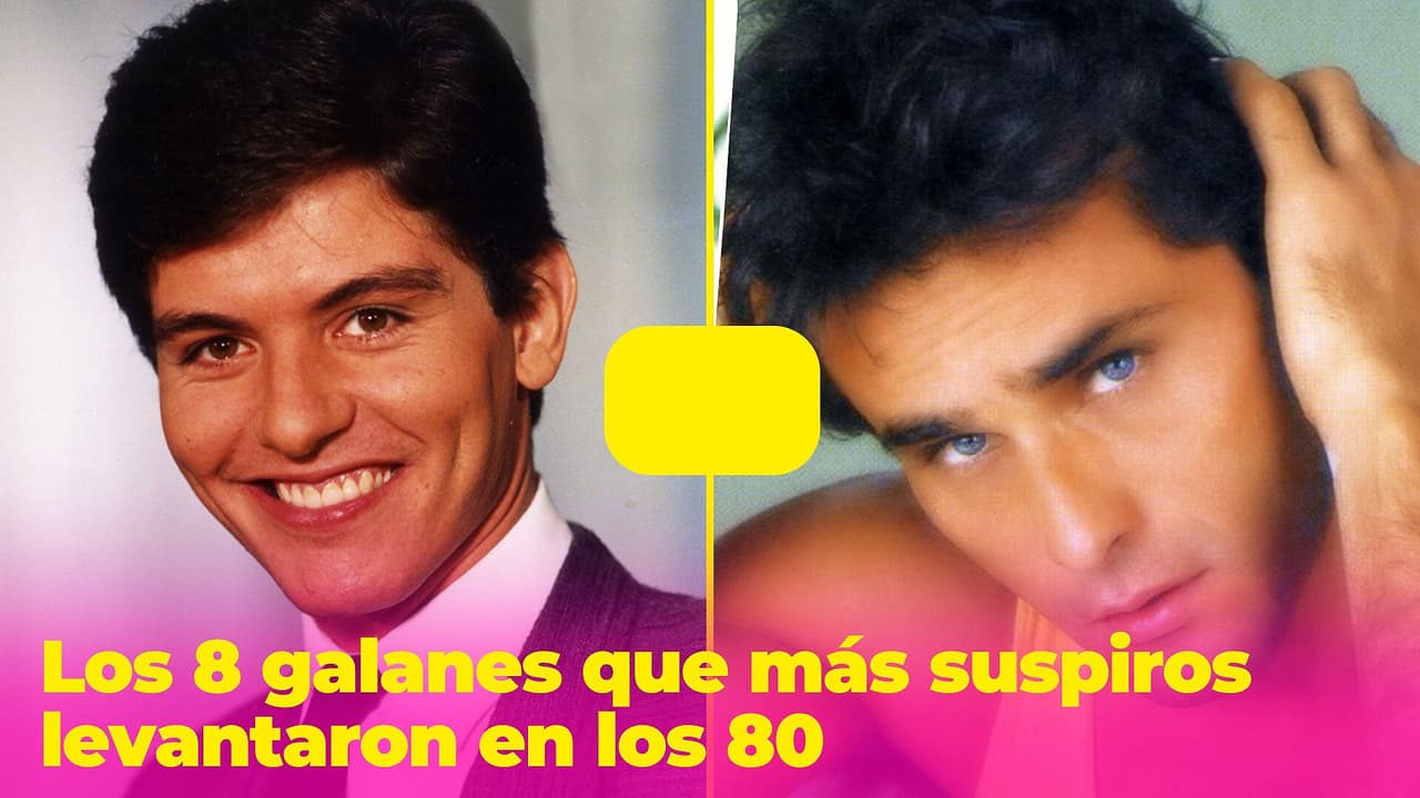 Los 8 galanes que más suspiros levantaron en los 80: ¿cuál fue tu favorito?