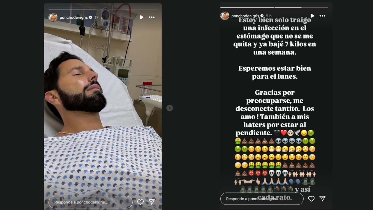 Poncho De Nigris es hospitalizado.