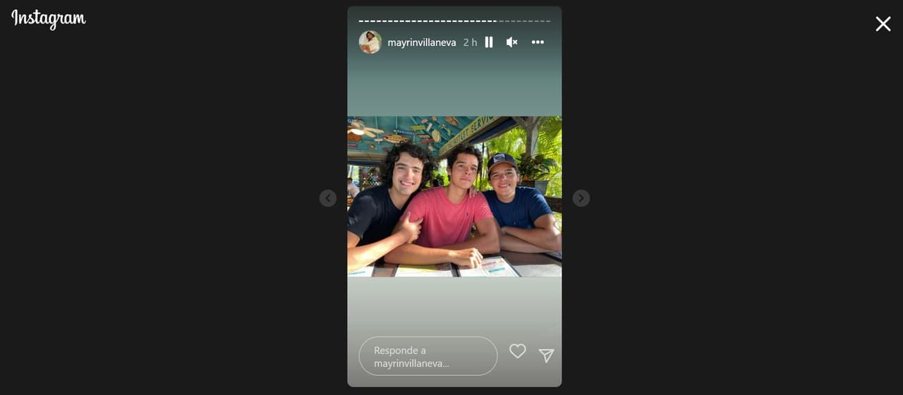 Mayrín presume buena relación entre su hijo los gemelos de Itatí y Eduardo Santamarina.