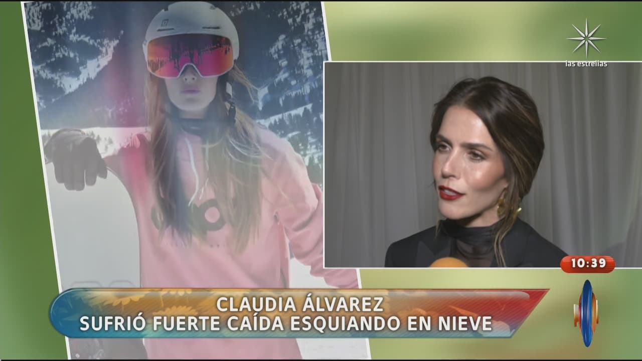 Reportan en Hoy accidente que sufrió Claudia Álvarez; revelan cómo está