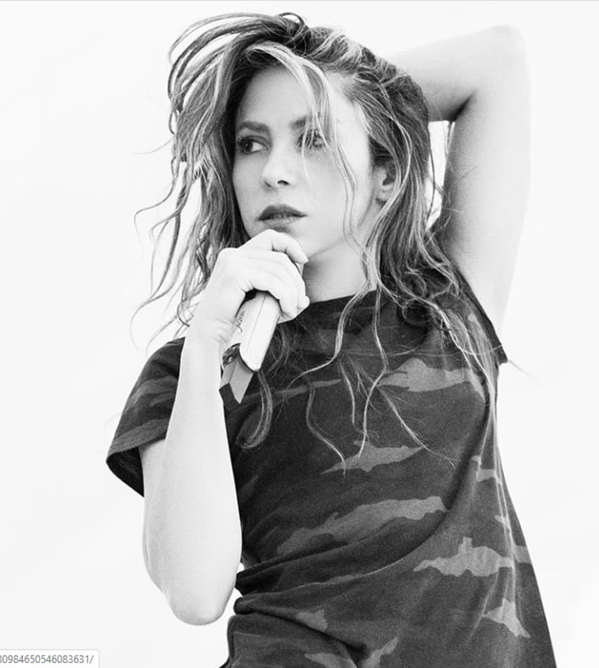 Shakira en los ensayos del Super Bowl 2020