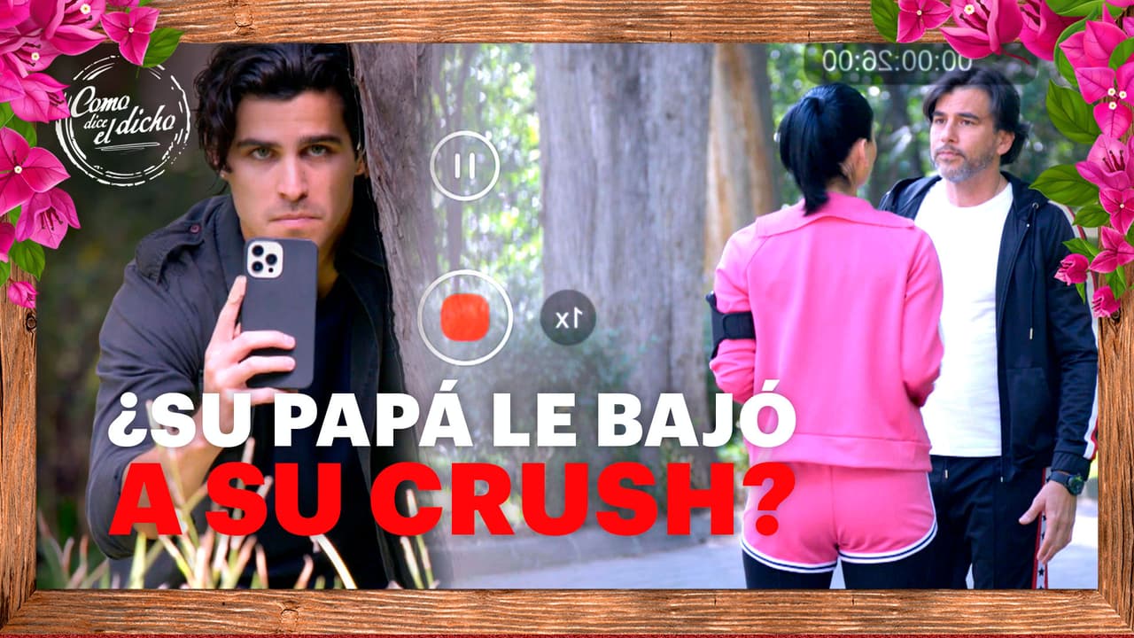 Gustavo ve a su papá platicar con su “crush” y enloquece de celos