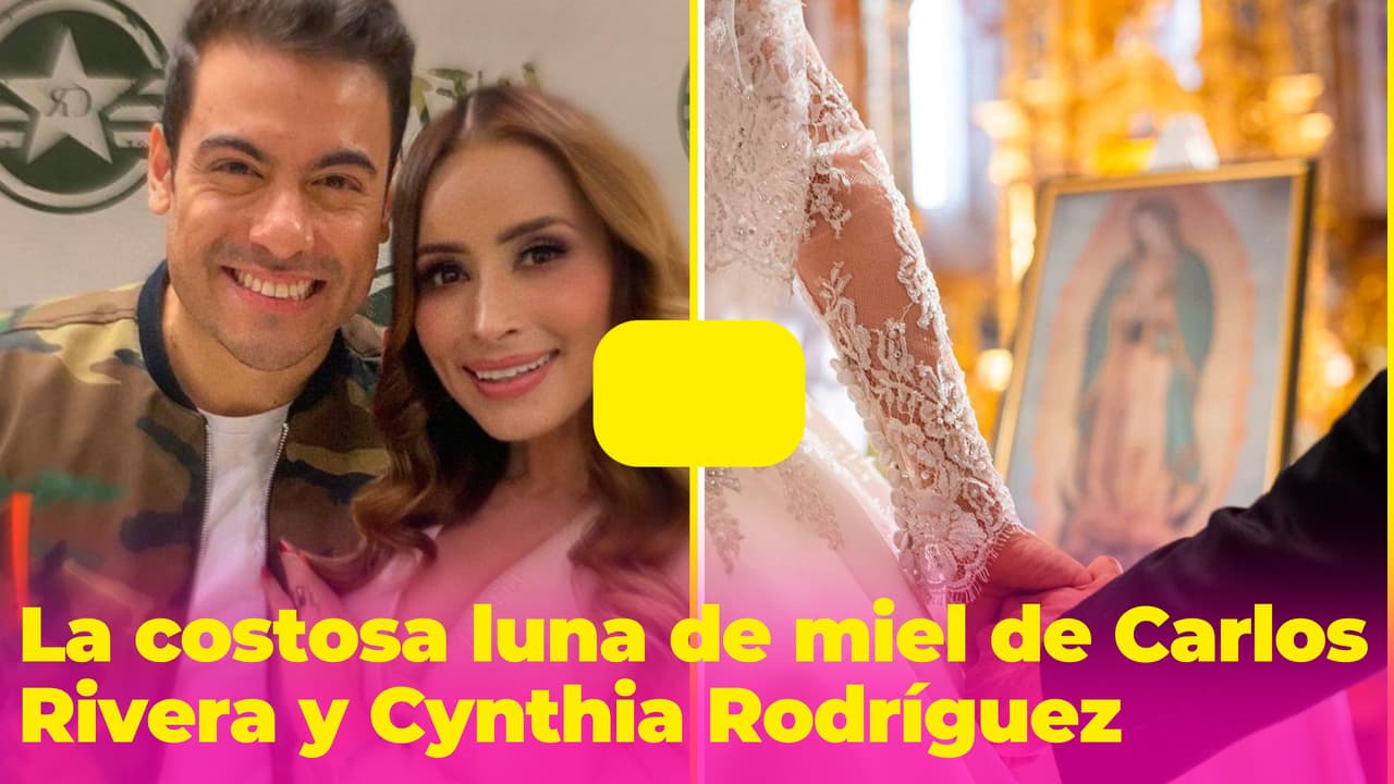 Carlos Rivera y Cynthia: así fue su costosa y romántica luna de miel que duró 2 meses