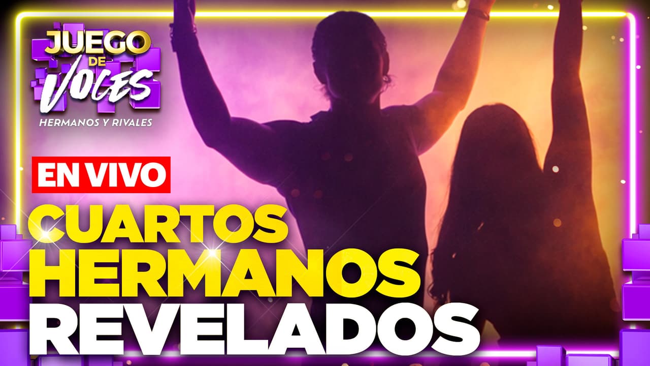 El rompecabezas está casi listo… ¿logras identificar a la CUARTA pareja de Juego de Voces 2026?