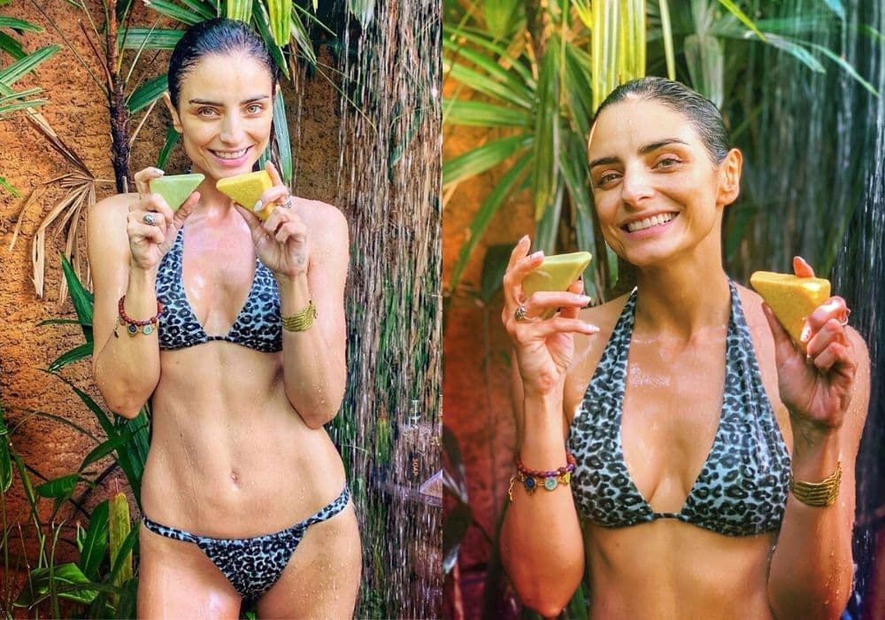 Aislinn Derbez cautivó por sus fotos en bikini
