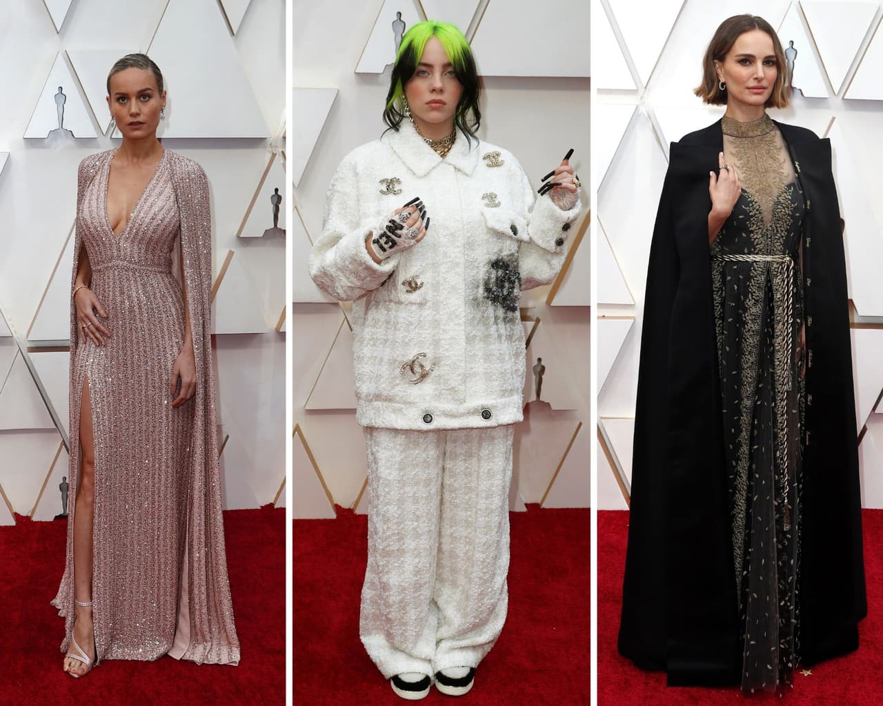 Alta costura, glitter, largas uñas acrílicas y mucho glamour; esto y más luce durante la entrega número 92 de los Premios de la Academia