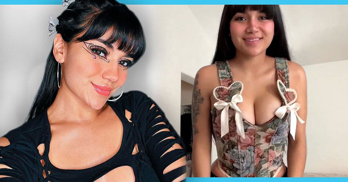 Influencer utiliza cinta adhesiva para crear sus propias prendas
