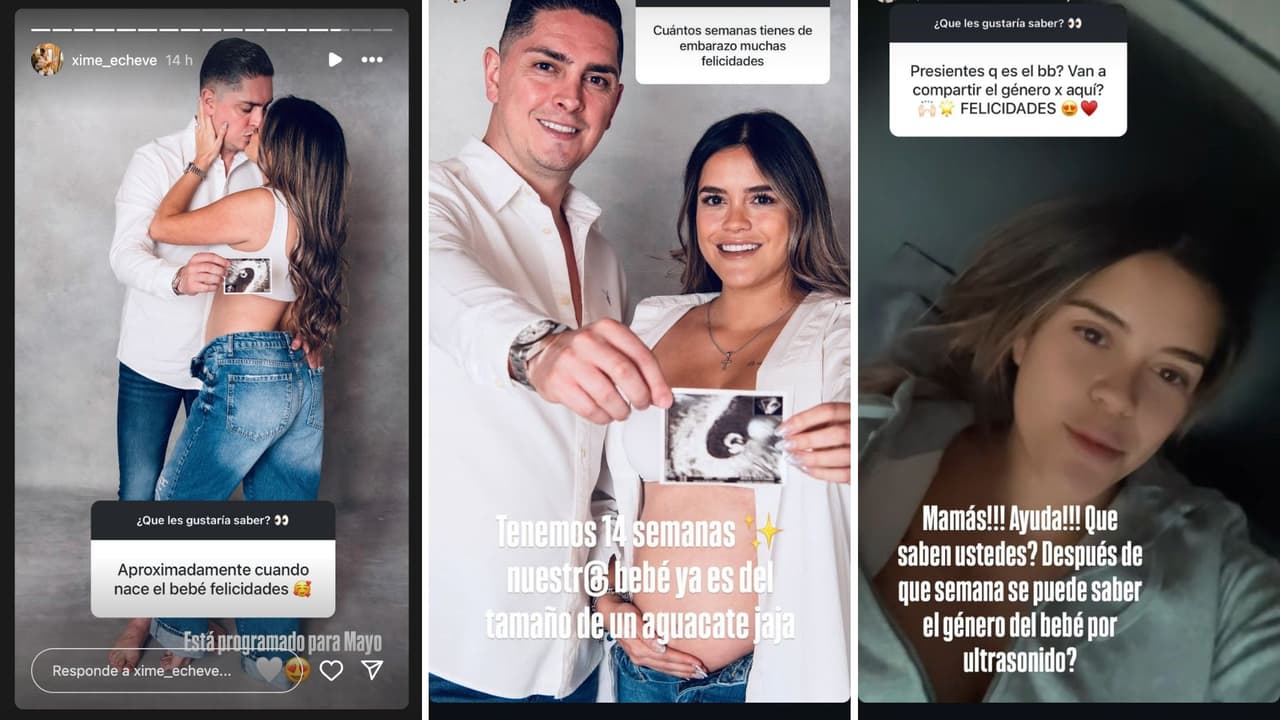 Ximena Echeverría habla de su embarazo.