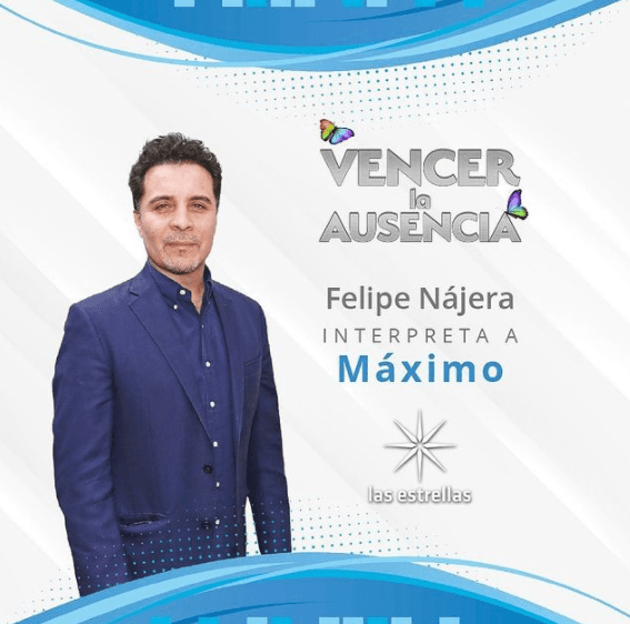 Felipe Nájera será 'Máximo' en la telenovela.
