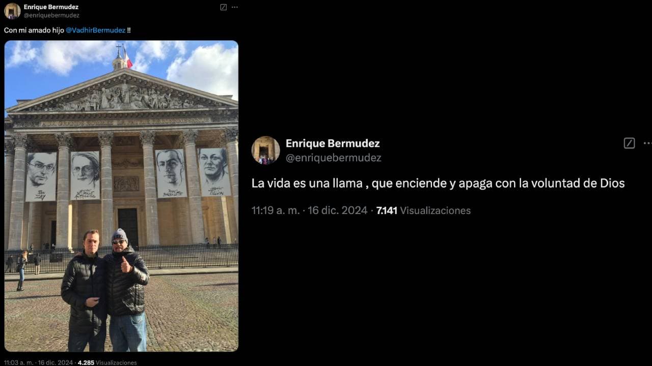 'Perro' Bermúdez hizo estas publicaciones antes de su hospitalizaciónç