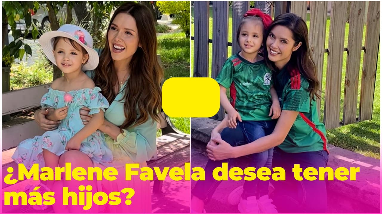 Marlene Favela responde si quiere tener más hijos a sus 45 años