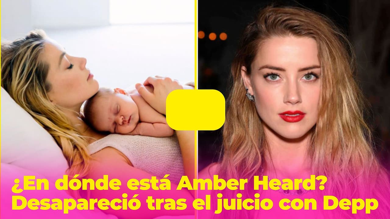 Amber Heard desapareció después del juicio con Johnny Depp y volvió con una sorpresa que mejoró su vida