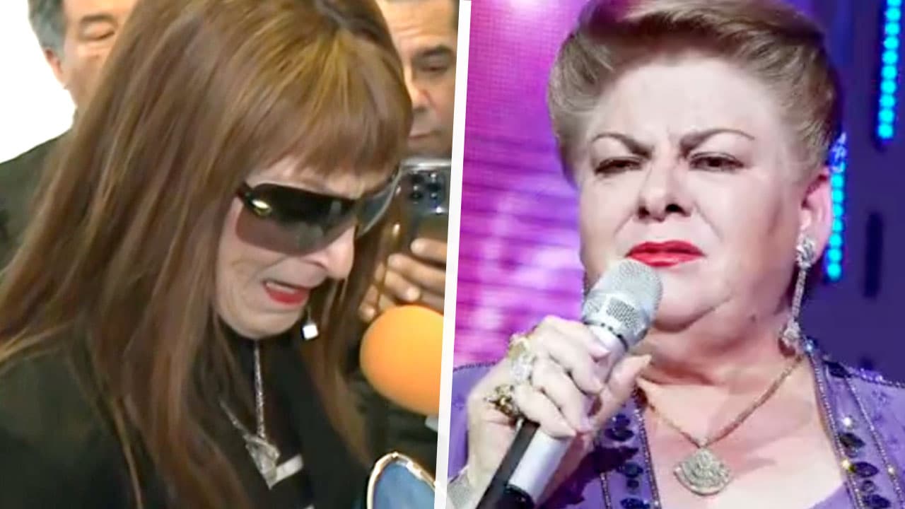 Viola rompe en llanto en el último adiós a su hermana Paquita la del Barrio