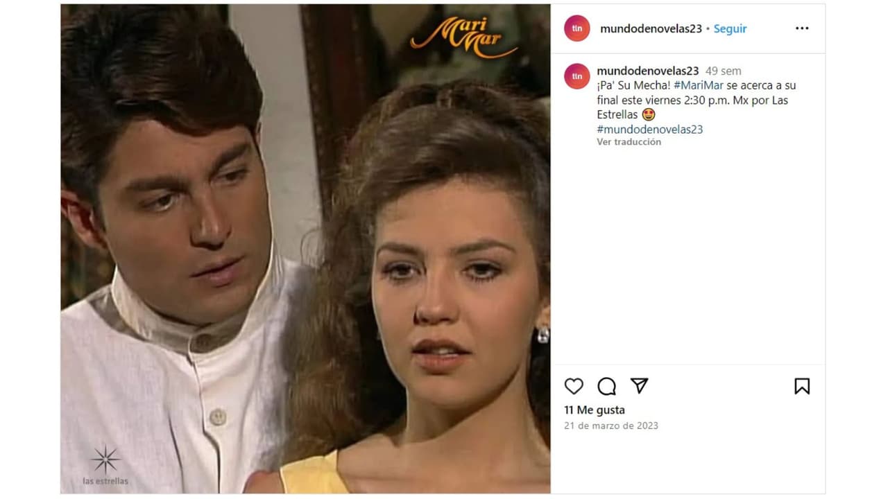 Fernando Colunga y Thalía en 'Marimar'.