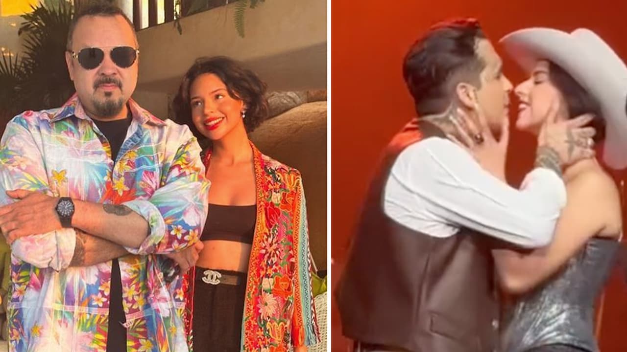¿Se enojó? Así respondió Pepe Aguilar a quienes llaman ‘La madrastra’ a Ángela Aguila