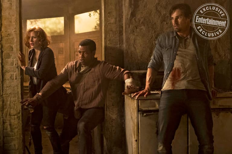 En las imágenes, aparece El Club de los Perdedores en su versión adulta. Jessica Chastain, James McAvoy y Bill Hader interpretarán a Beverly, Bill y Richie, respectivamente.