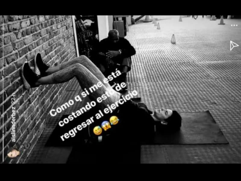 La actriz Aislinn Derbez ya bajó más de diez kilostras el nacimiento de su hija Kailani