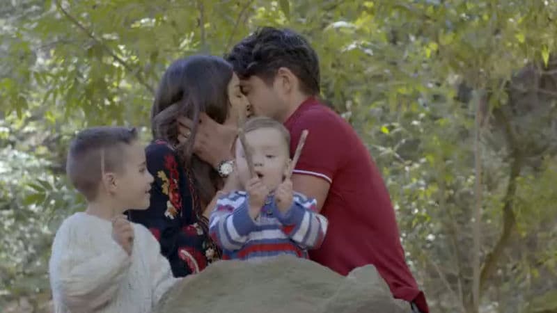 Marina y Ricardo decidieron formar una hermosa familia por siempre. FIN