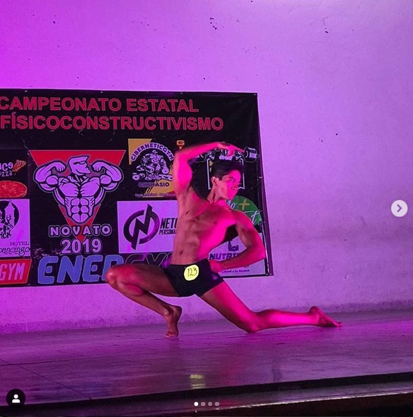 Además de continuar trabajando como actor, el joven participó en el Campeonato estatal de físicoconstructivismo, que se realizó en Chilpancingo, Guerrero en noviembre de 2019, logrando el segundo lugar en una de las tres categorías en las que compitió. “Este deporte exige de mucha disciplina, constancia y sacrificios que lo hacen ver imposible, pero no es así. Todo sueño, meta, propósito es alcanzable si nosotros tenemos las agallas de hacerlos realidad para sí volverte en inspiración”, dijo en Instagram.