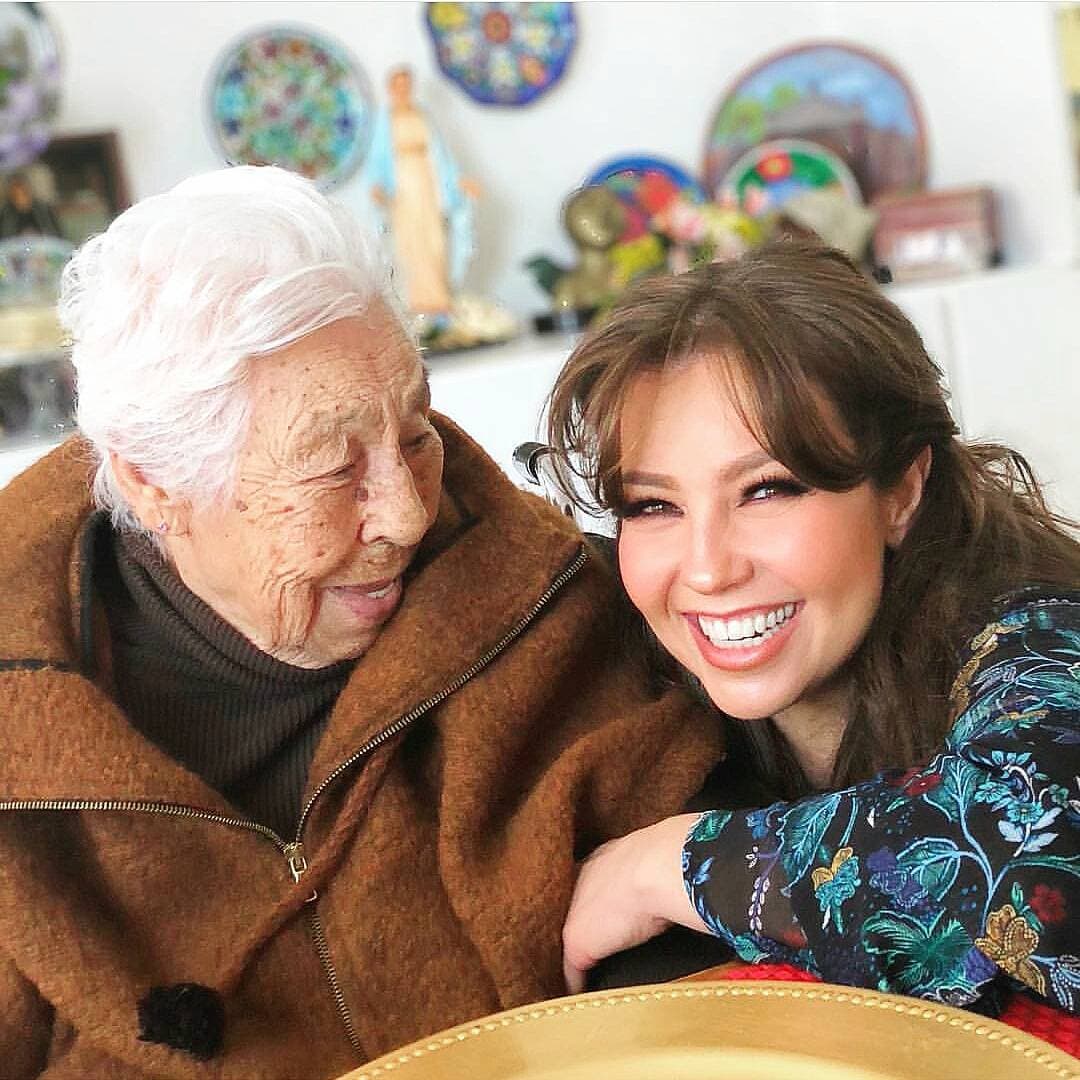 La abuelita de Thalía registra problemas de salud a sus 103 años