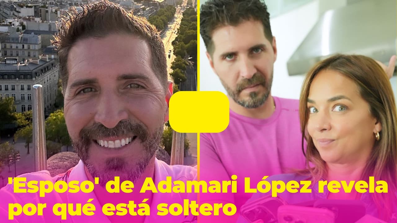 El 'esposo' de Adamari López aclara por qué está soltero con un contundente mensaje