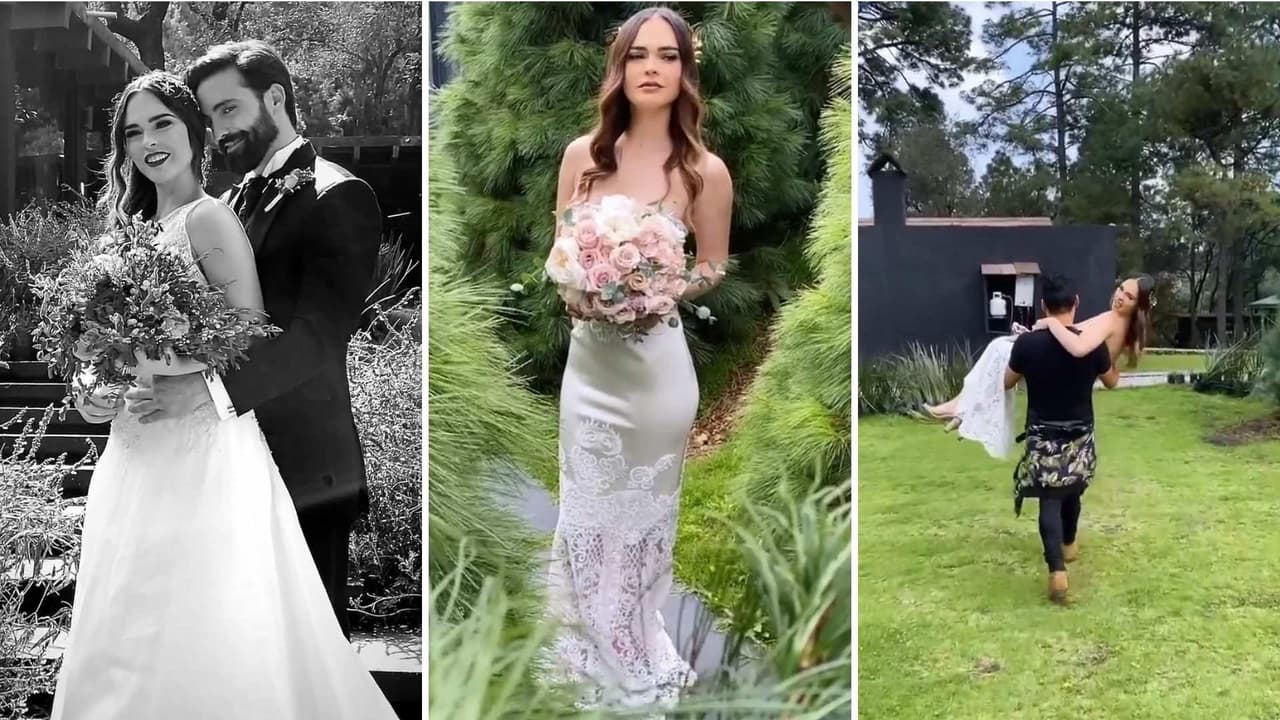 “¿Te casaste?”: Fabiola Guajardo luce elegante vestido de novia junto a guapo actor