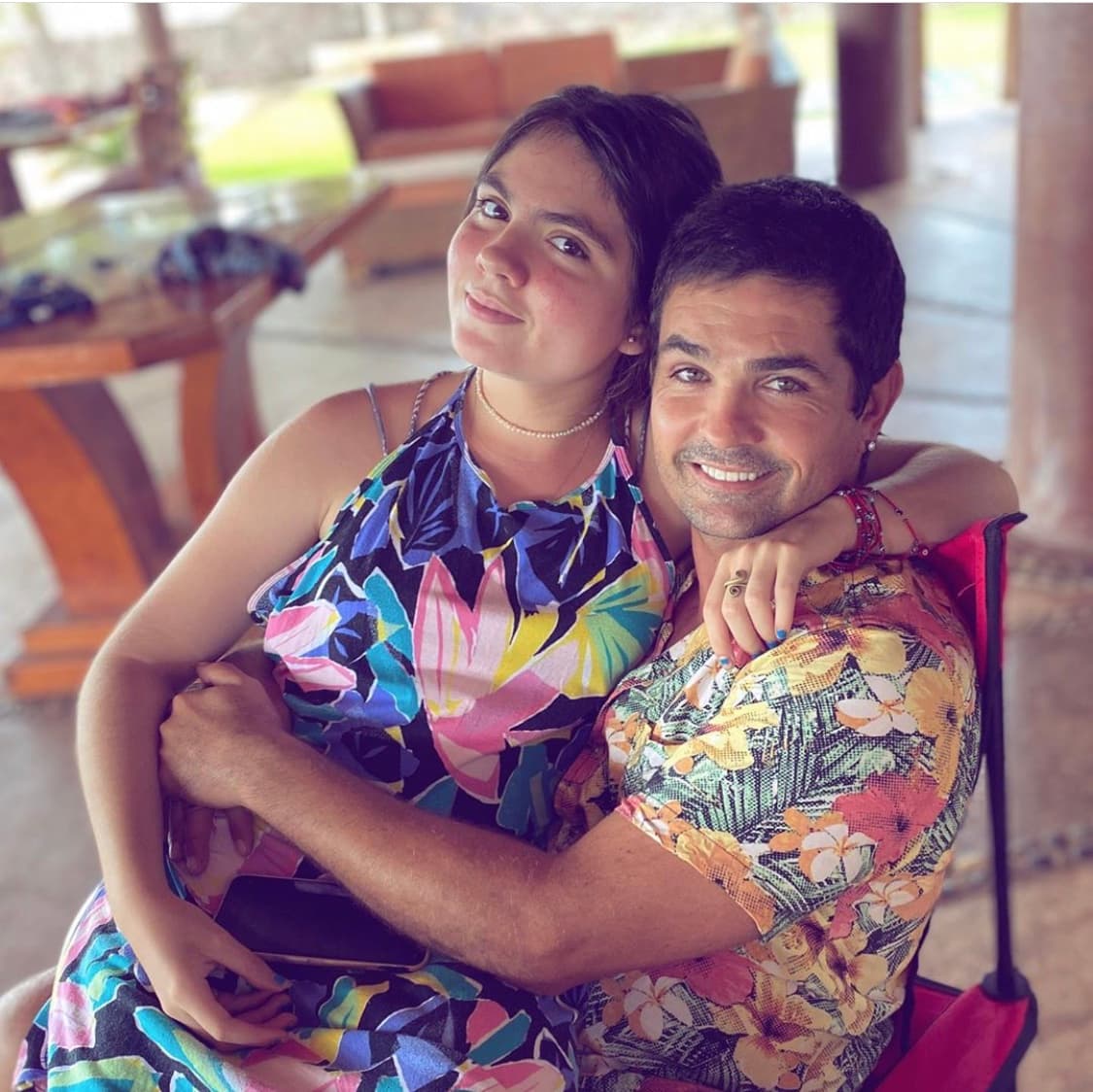 "Mi pequeña bebé" fue el título con el que el intérprete de 40 años compartió estas imágenes con sus más de 2.8 millones de seguidores en Instagram.