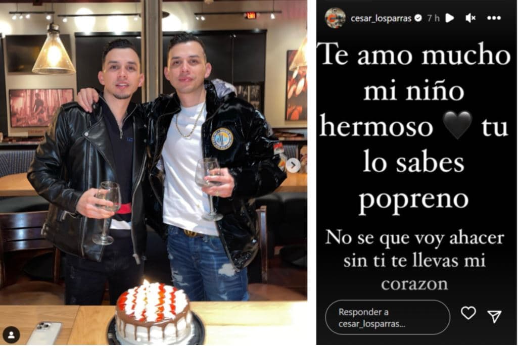 César Parra manda mensaje tras la muerte de su gemelo, Carlos Parra.