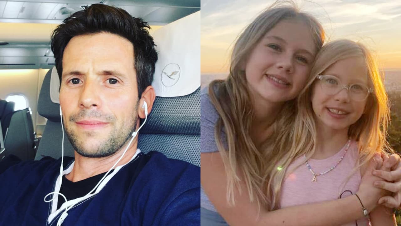 Revelan última foto del actor Christian Oliver horas antes de morir con sus hijas