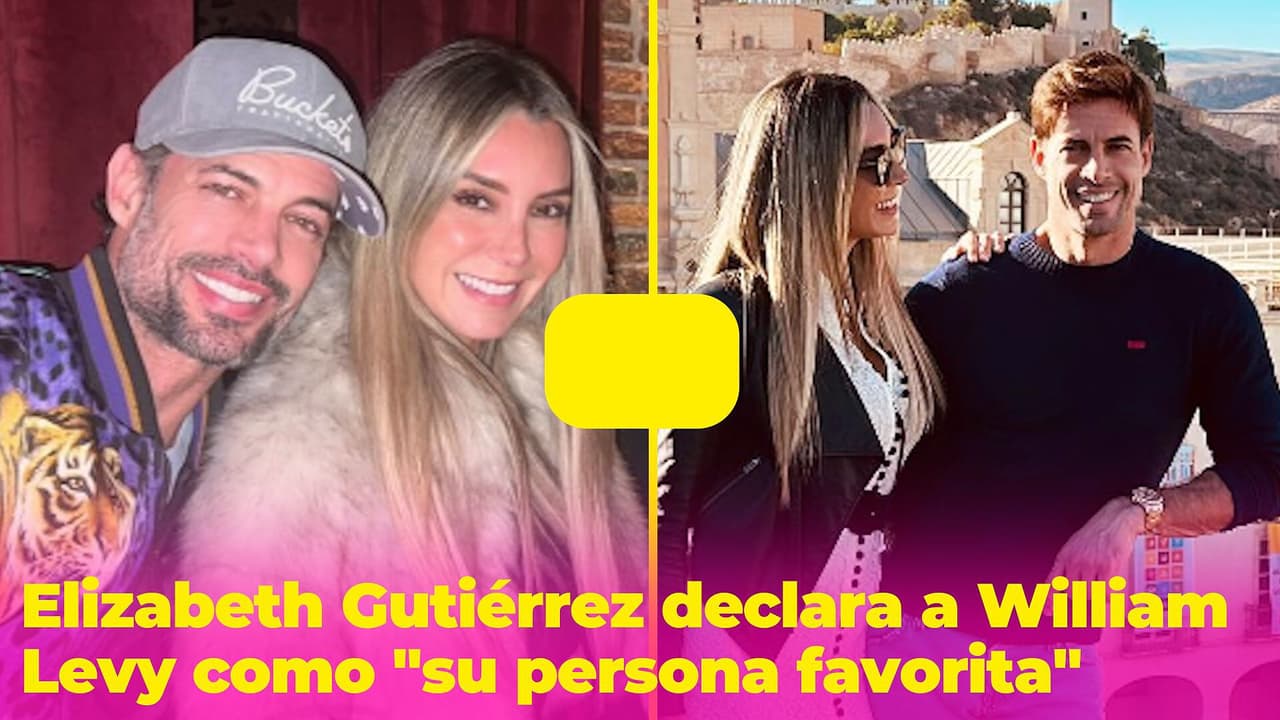 Elizabeth Gutiérrez inició el año derrochando amor por William Levy: lo declaró "su persona favorita"