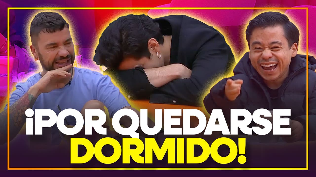¡La Jefa se la aplica a Aarón por dormirse en plena comida!