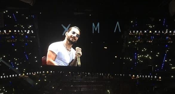 Maluma llora en el último show de su gira en la CDMX