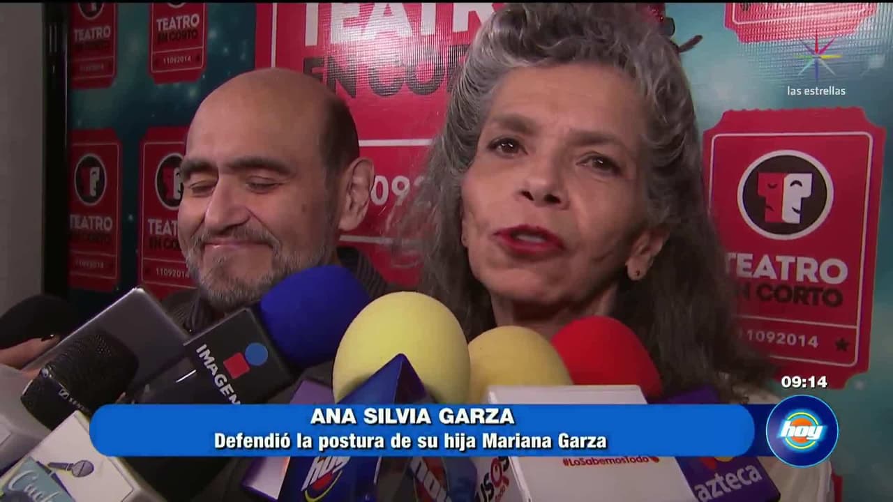 Mamá de Mariana Garza defiende postura de su hija ante divorcio
